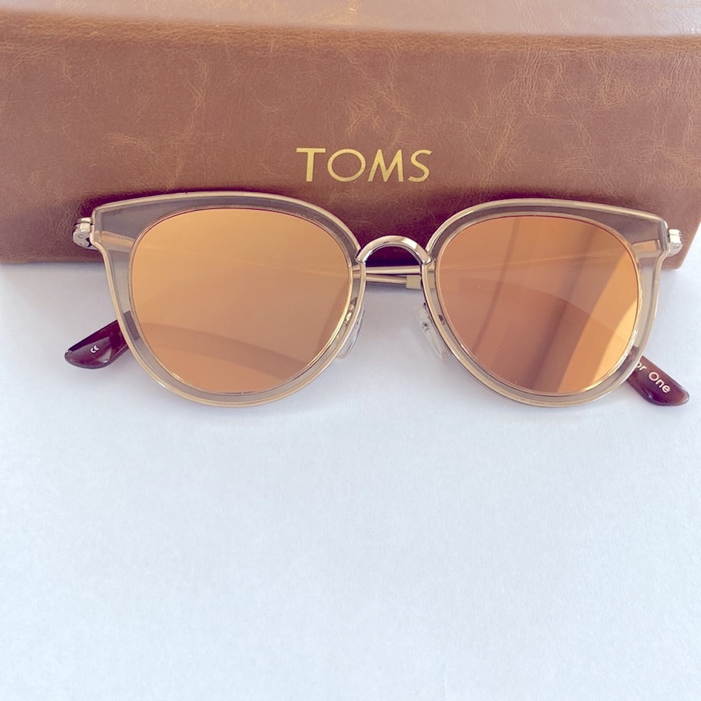 Toms one for one metal sunglasses